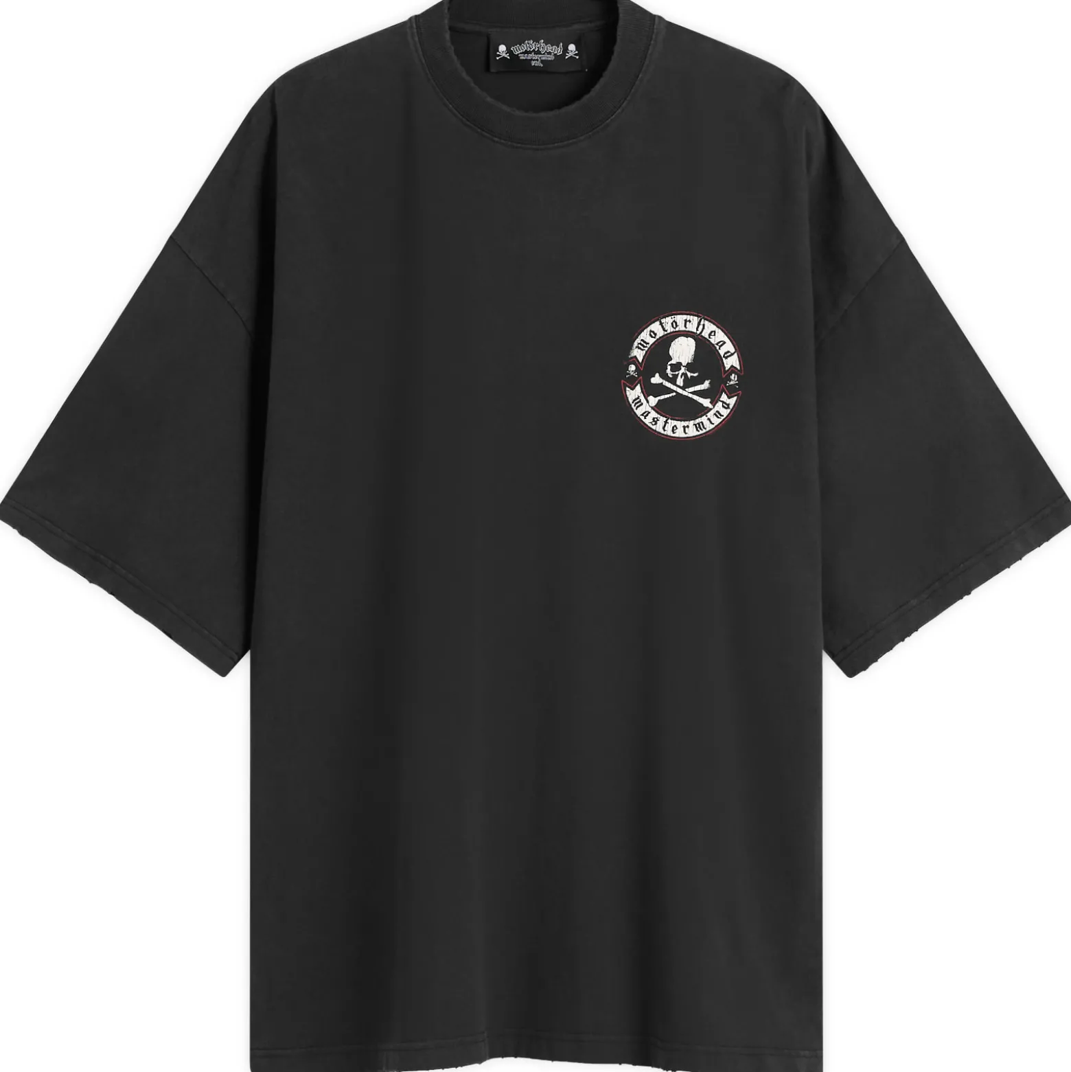 END. x MASTERMIND WORLD x Motorhead Biker Badge T-Shirt