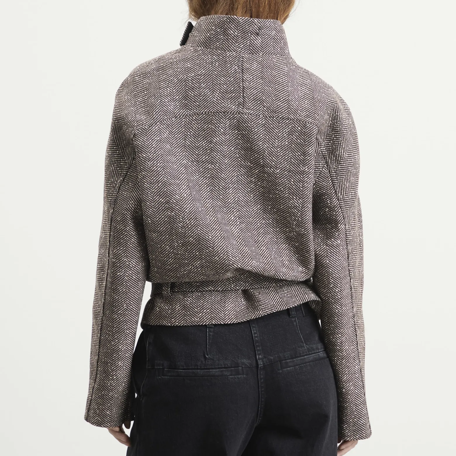 Entire Studios Contrast Aviator Jacket