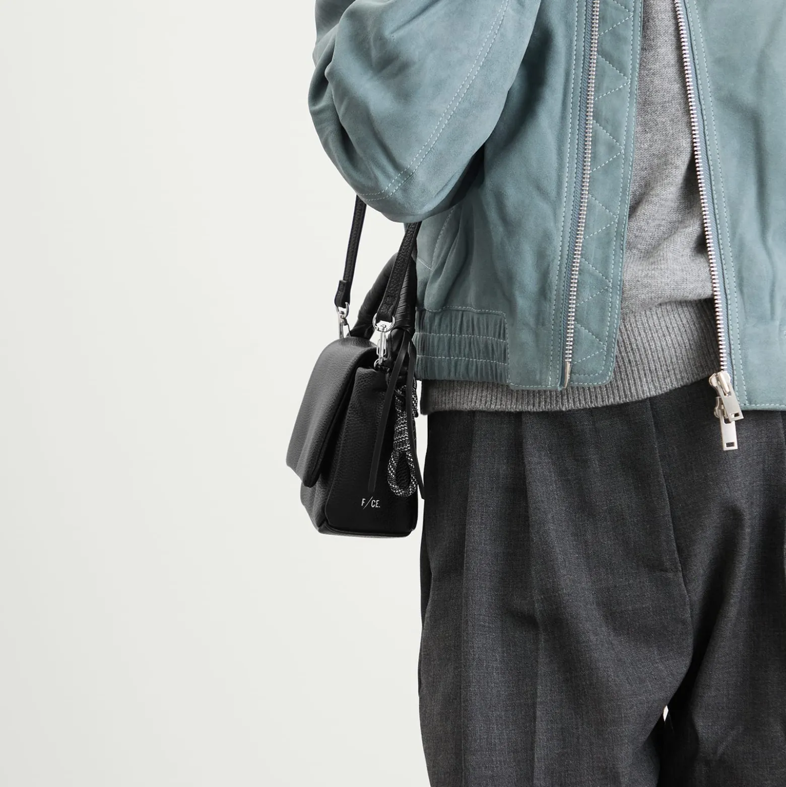 F/CE. Tech Leather Mini Pouch Bag