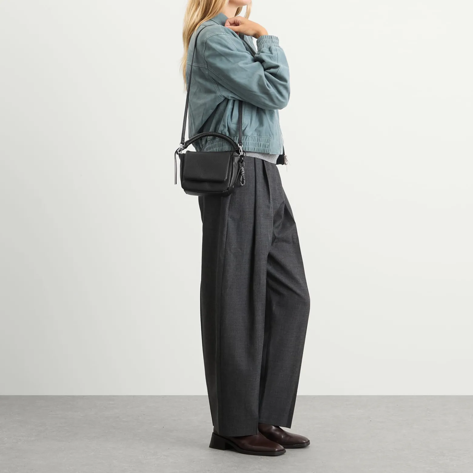 F/CE. Tech Leather Mini Pouch Bag