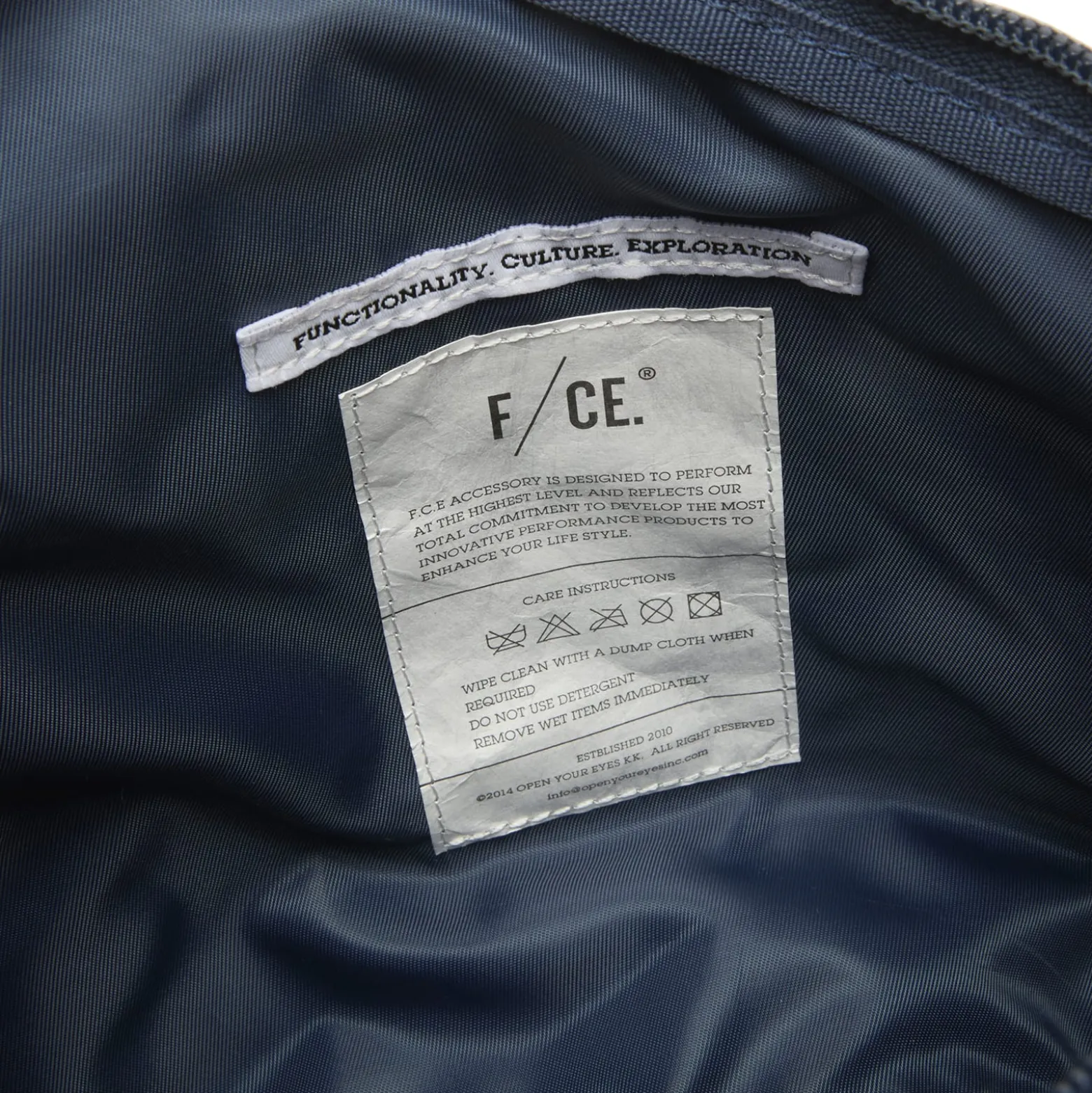 F/CE. Textured Twill Horn Mini Shoulder Bag