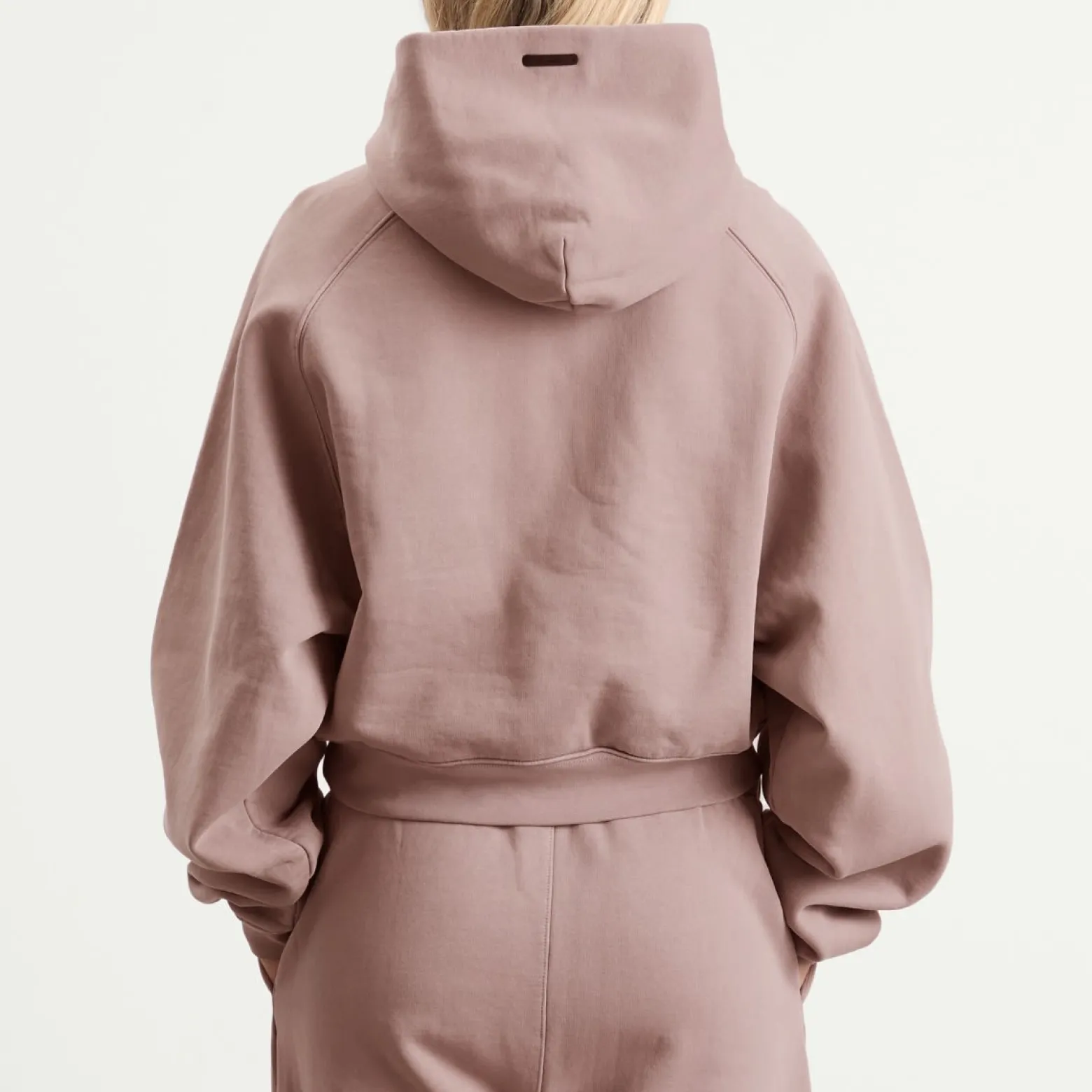 Fear of God ESSENTIALS Campus 90'S Crop Raglan Hoodie
