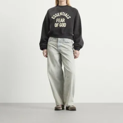 Fear of God ESSENTIALS Campus 90'S Cropped Raglan Crewneck
