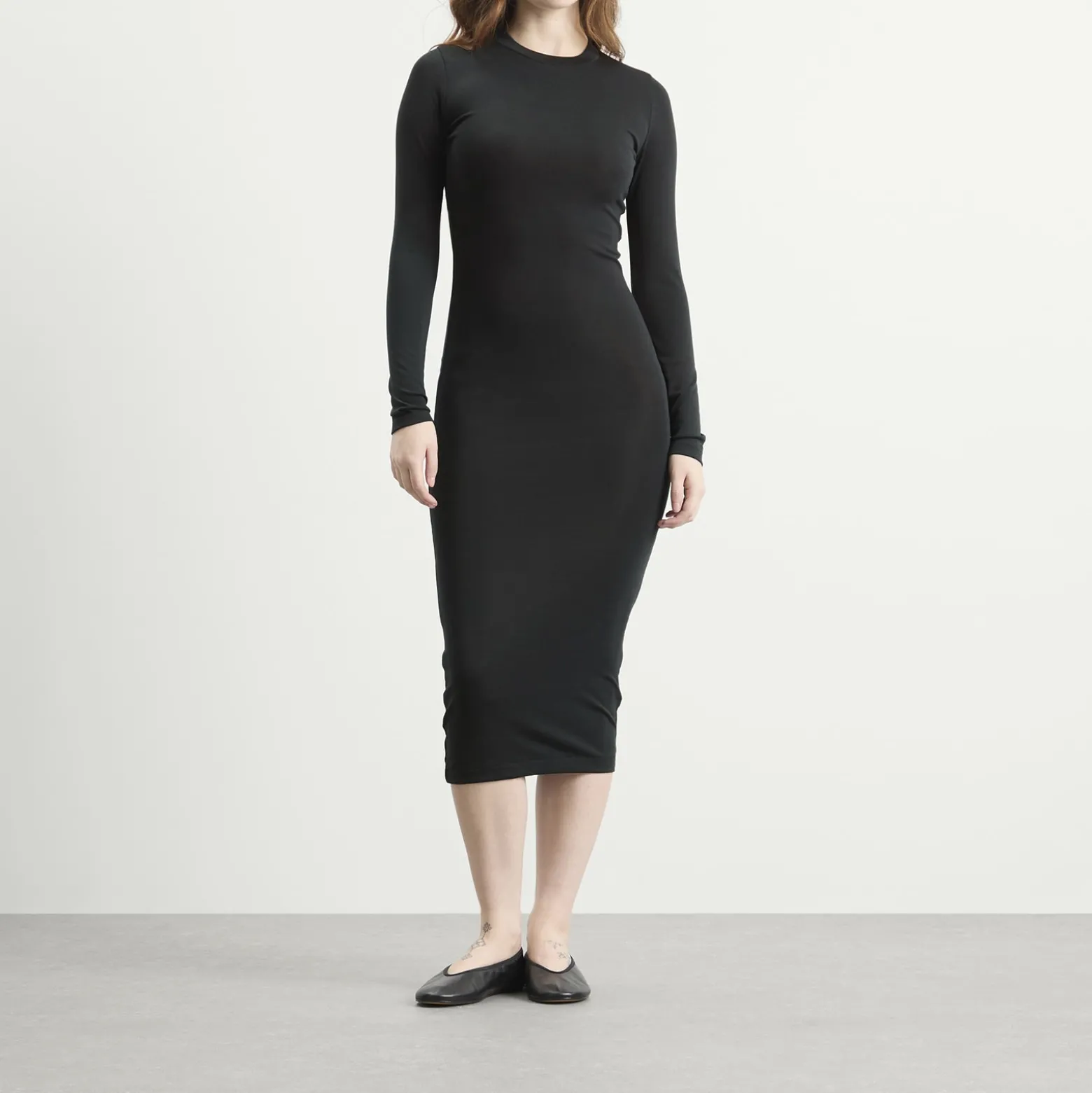 Fear of God ESSENTIALS Fitted Long Sleeve Dress