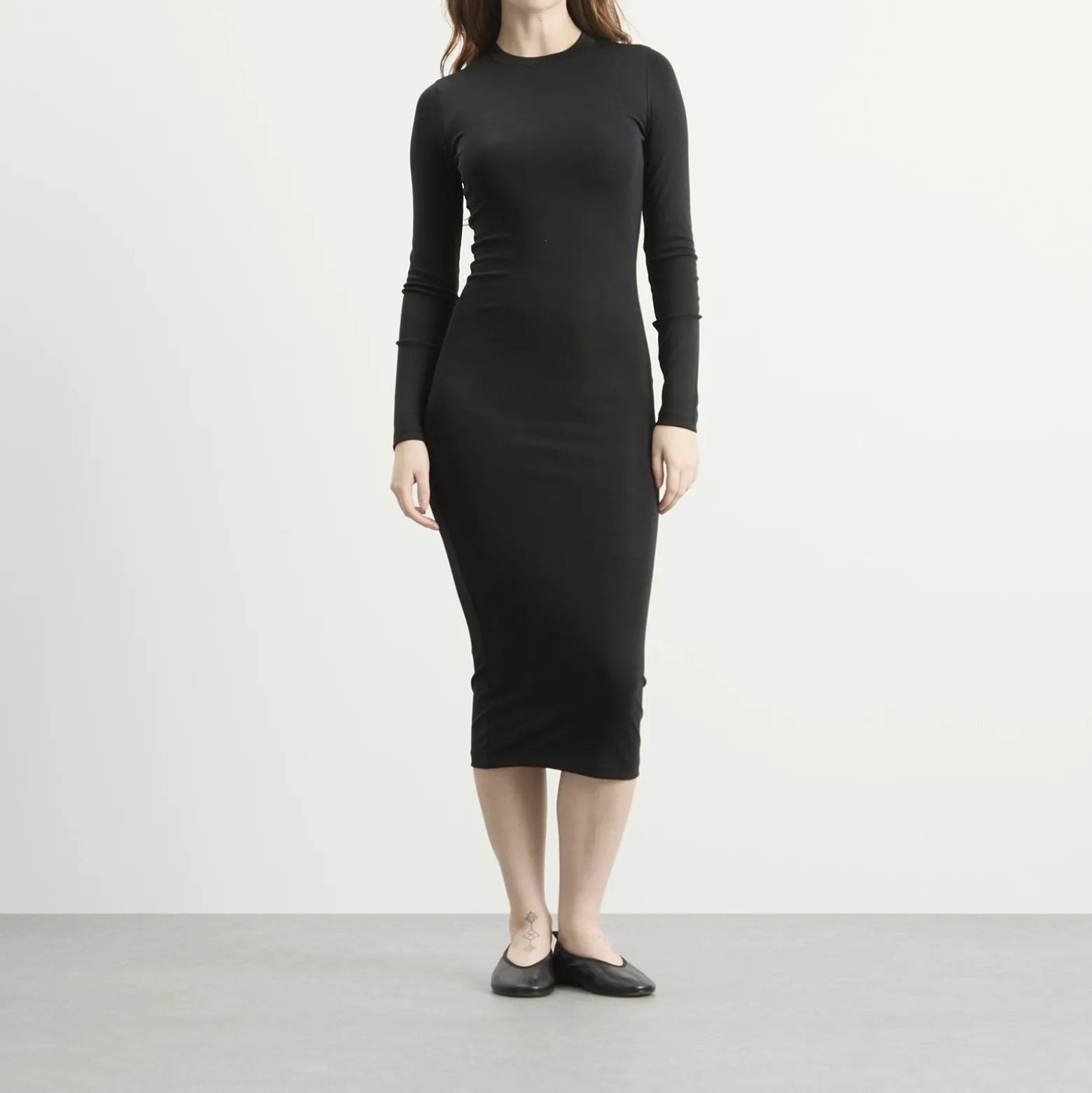 Fear of God ESSENTIALS Fitted Long Sleeve Dress