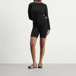 Fear of God ESSENTIALS Signature Rib Knit Long Sleeve Zip Up
