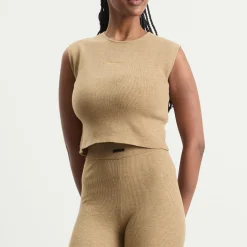 Fear of God ESSENTIALS Signature Rib Knit CropTop