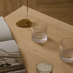 ferm LIVING Ripple Tumbler Glasses - Set of 2