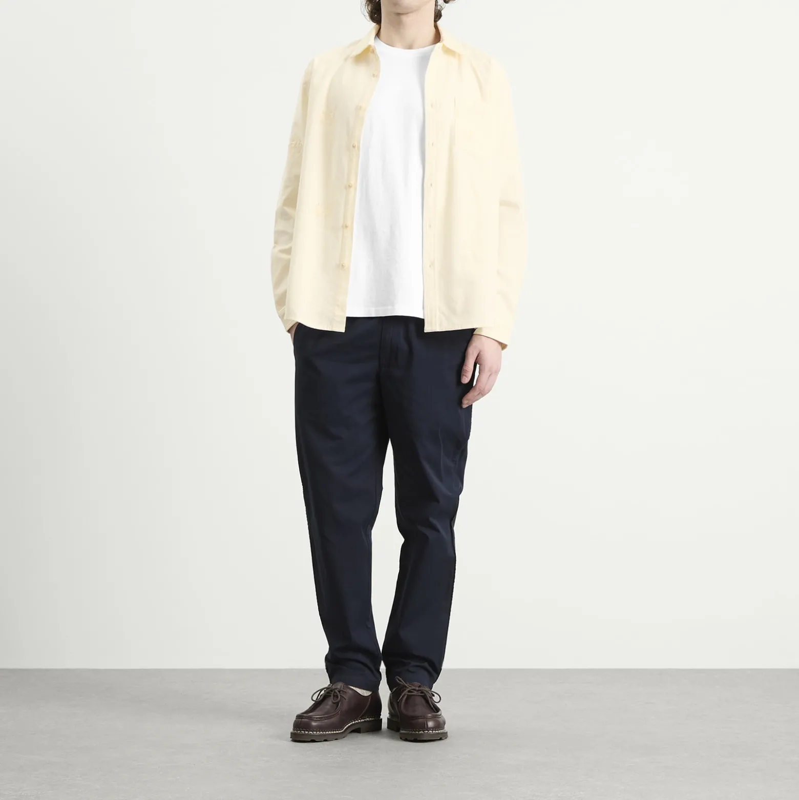 Folk Embroidery Direction Babycord Shirt
