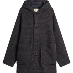 Folk Hooded Car Coat