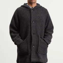 Folk Hooded Car Coat
