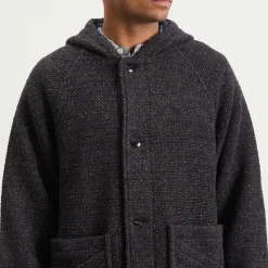 Folk Hooded Car Coat