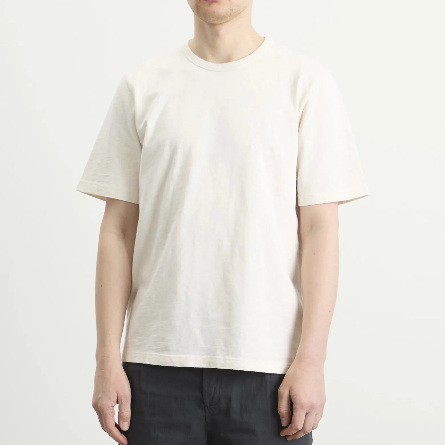 Folk Slub Embroidered T-Shirt