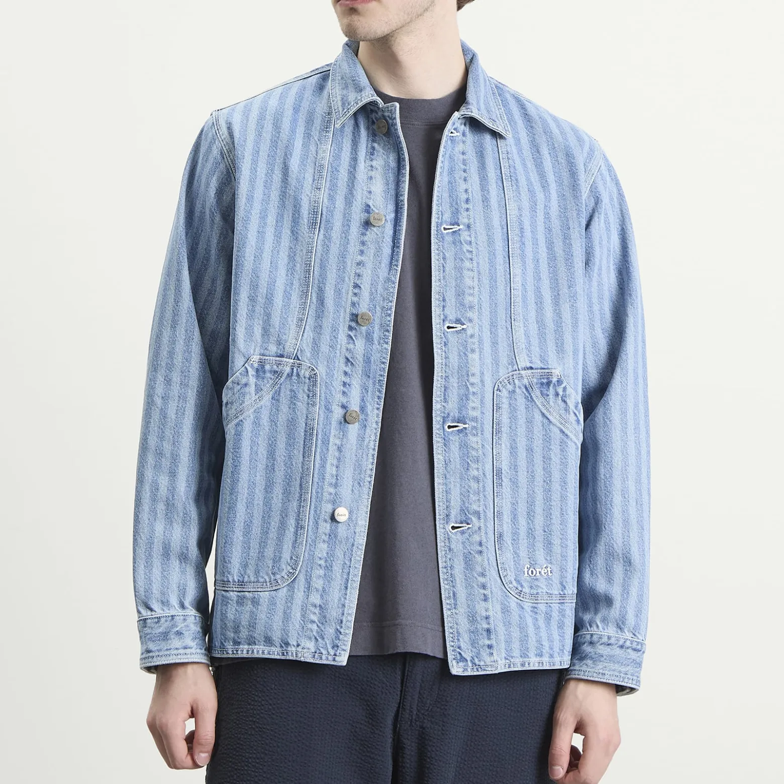 Foret Berry Denim Overshirt