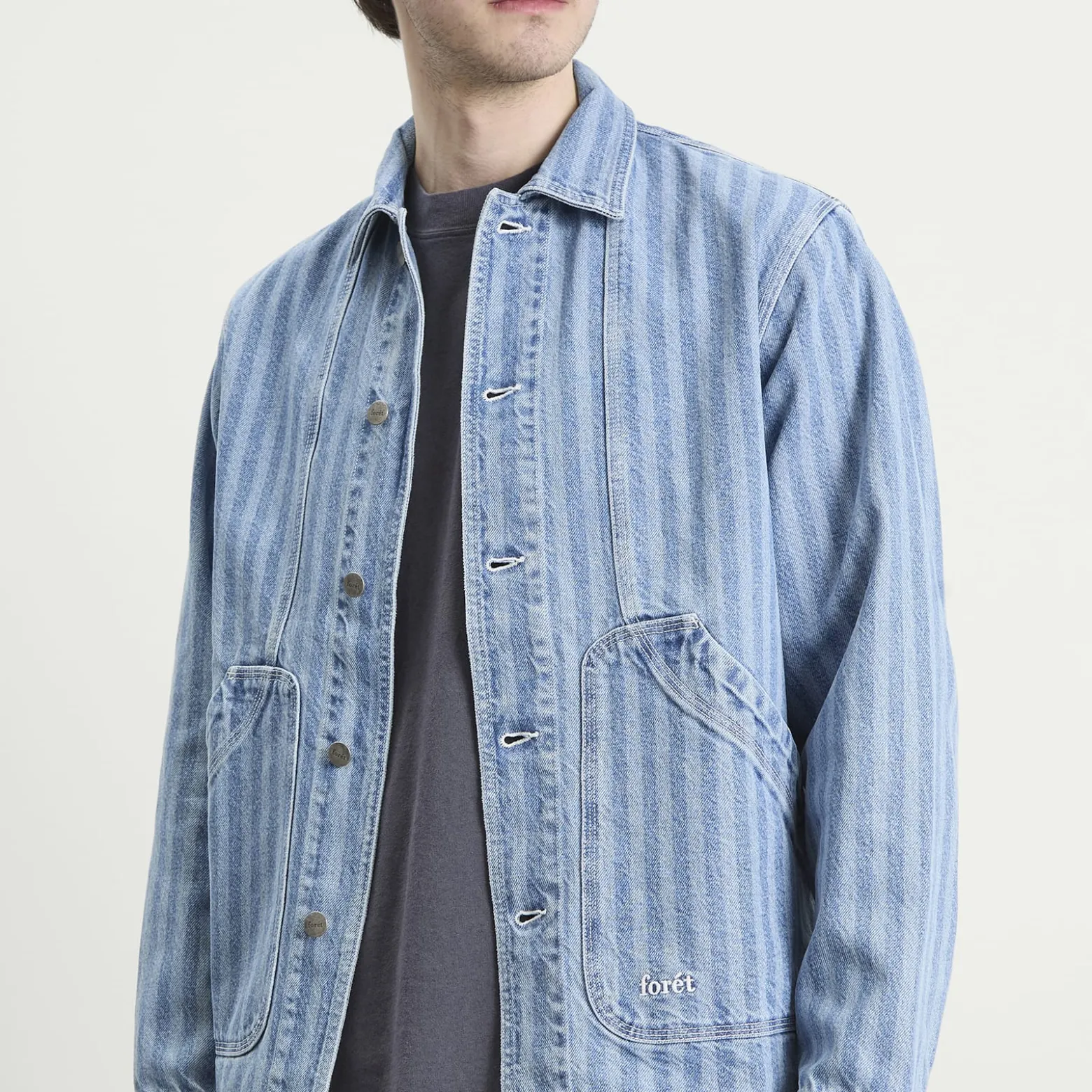 Foret Berry Denim Overshirt