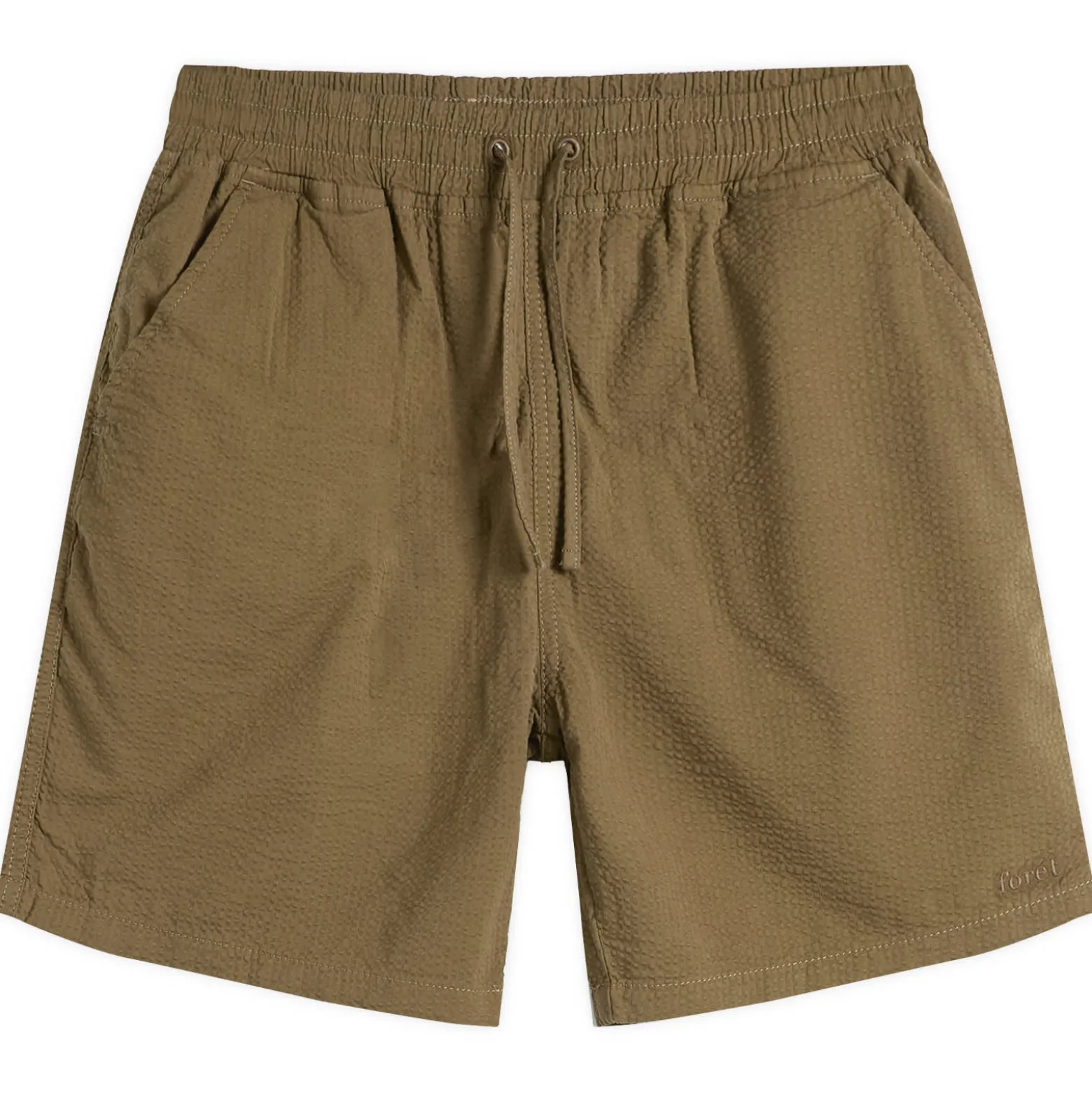 Foret Hush Seersucker Shorts
