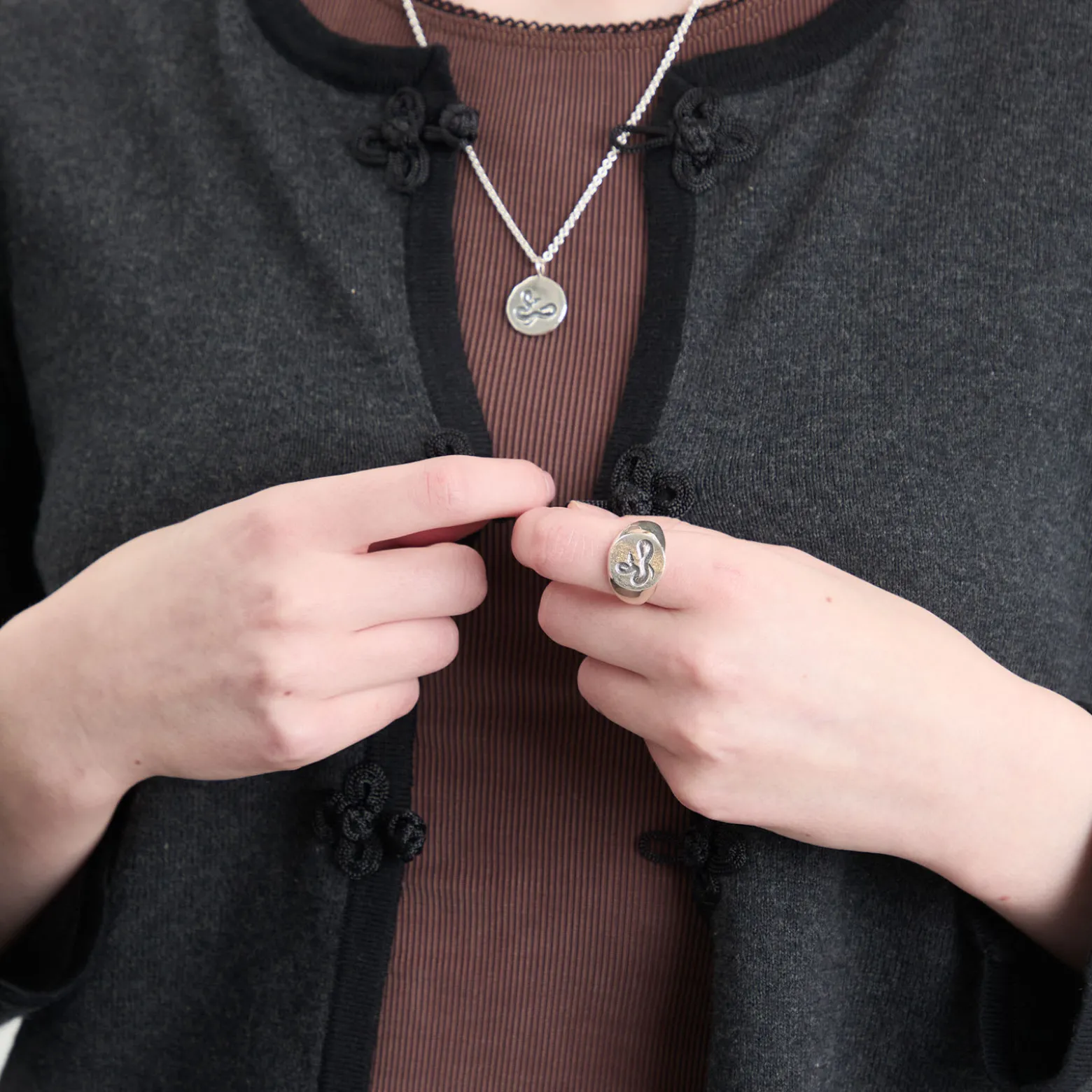 Frederick Grove Snake Signet Ring