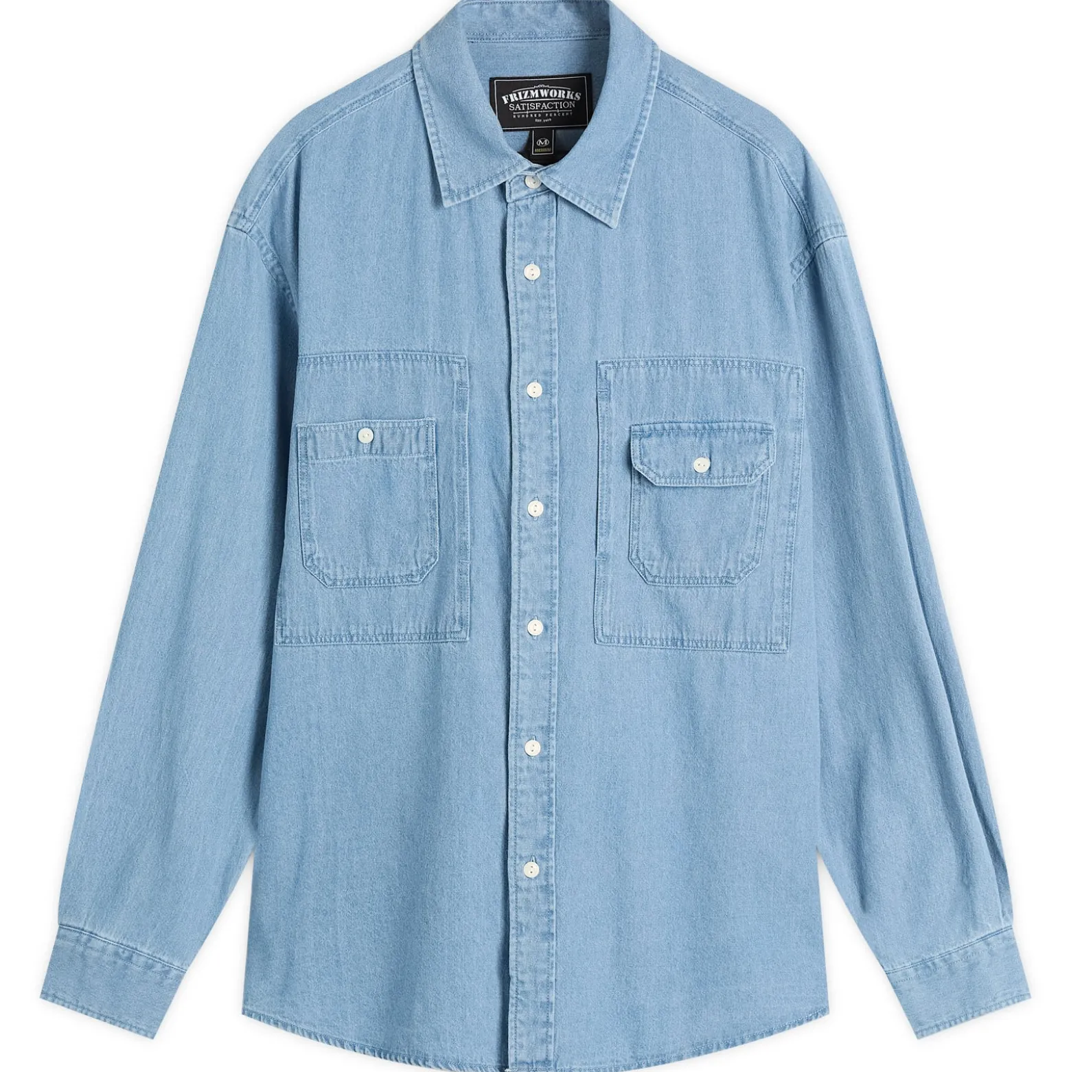 FrizmWORKS Bleach Denim Utility Shirt