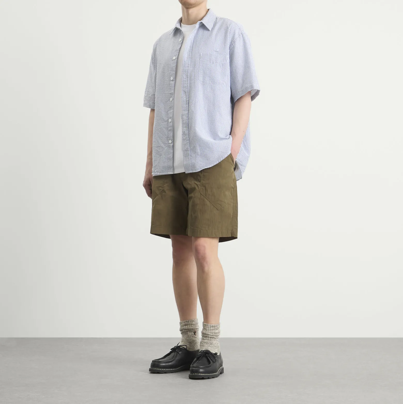 FrizmWORKS OG Stripe Seersucker Short Sleeve Shirt