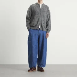 FrizmWORKS Tweed Wool Deck Zip Cardigan