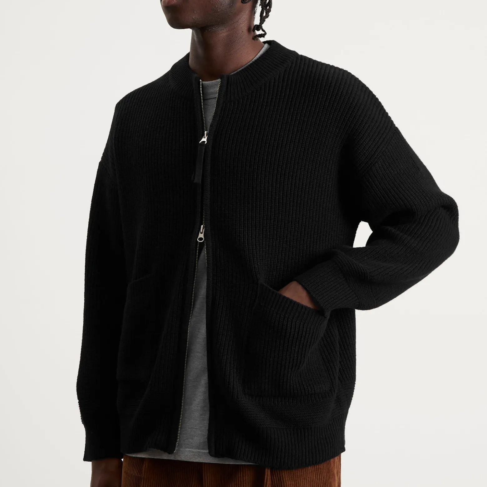FrizmWORKS Wool Deck Zip Cardigan