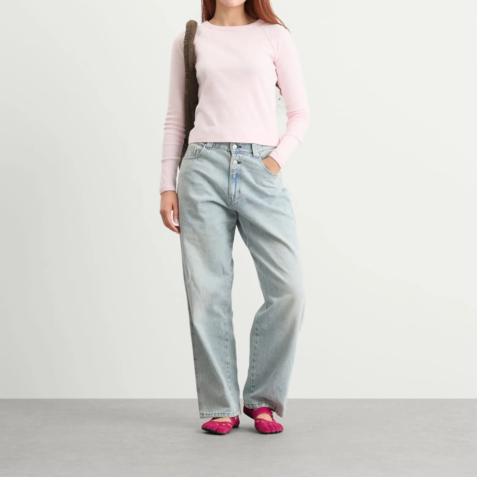 Fruity Booty Round Neck Long Sleeve Top