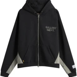 Gallery Dept. Contrast Panel Zip Hoodie