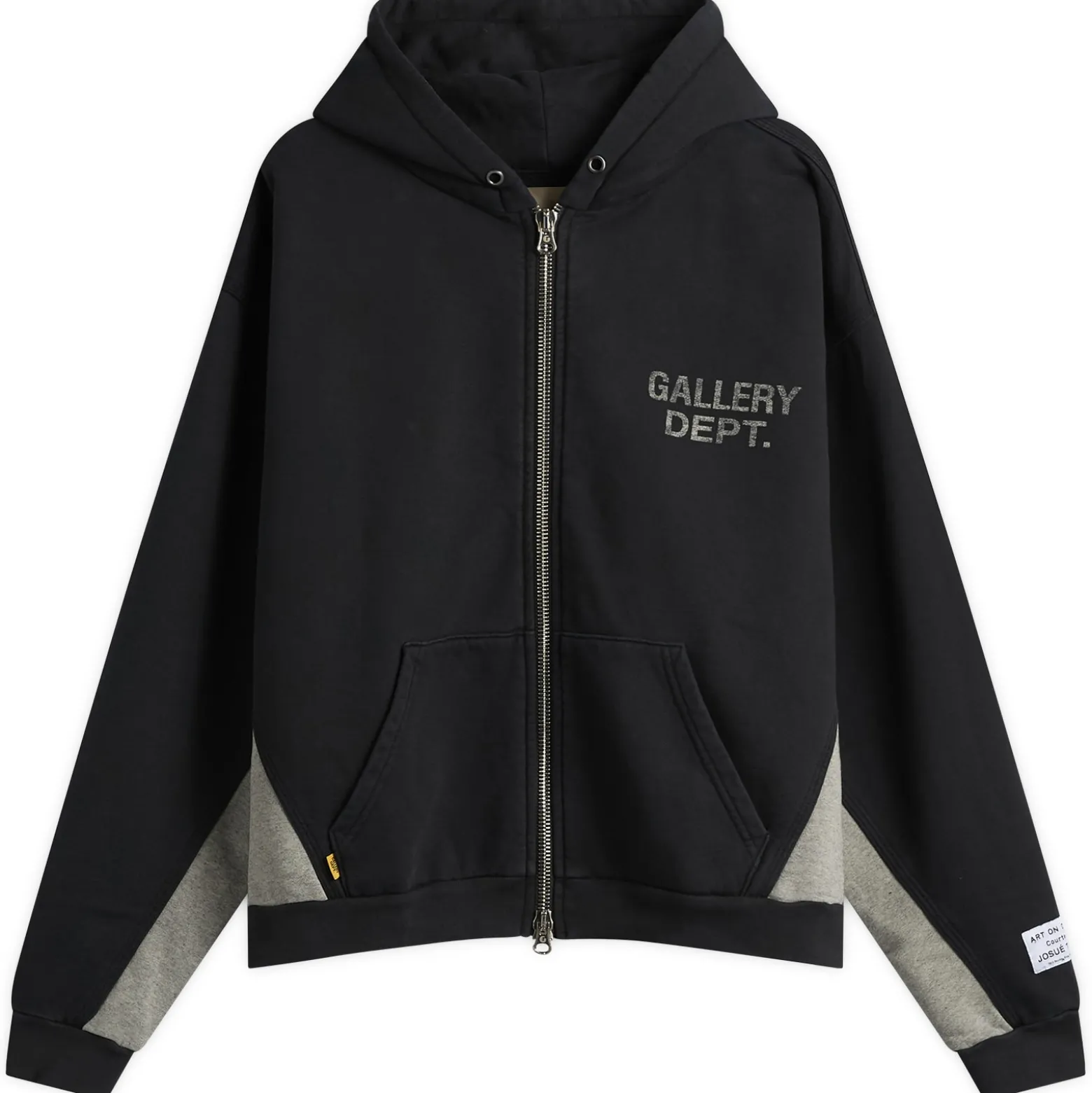 Gallery Dept. Contrast Panel Zip Hoodie