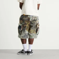 Gallery Dept. Retouche Camo Patchwork Kenzie Shorts