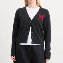 GANNI Graphic Wool Cardigan