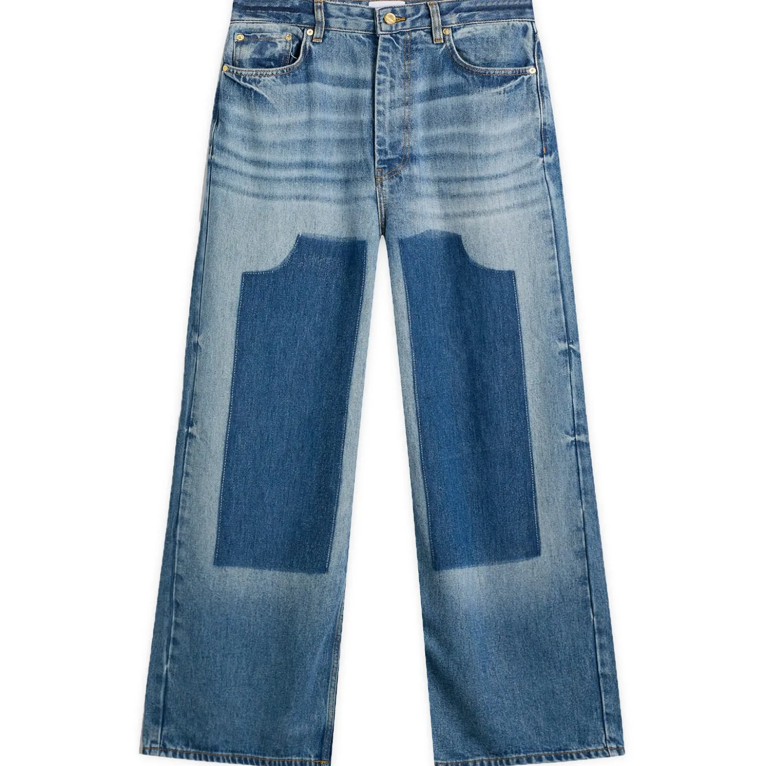 GANNI Lightweight Denim Baggy Jeans