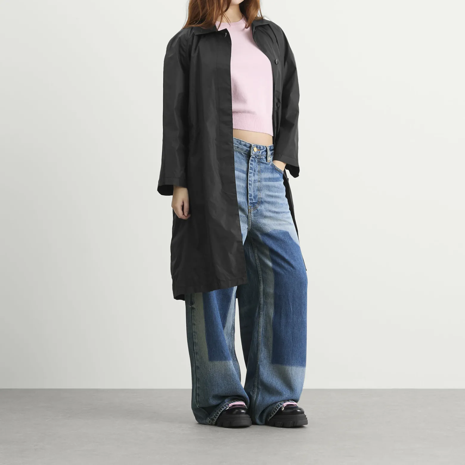 GANNI Lightweight Denim Baggy Jeans