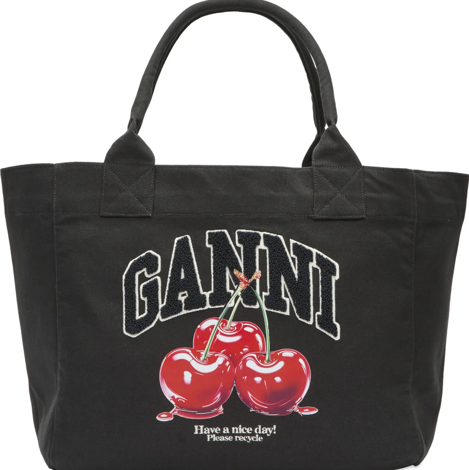 GANNI Medium Trapeze Shopper Bag