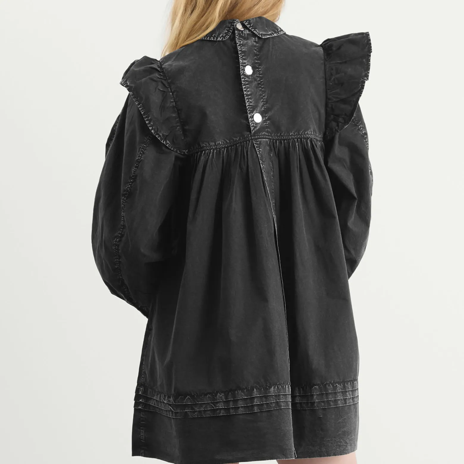 GANNI Mini Frill Dress