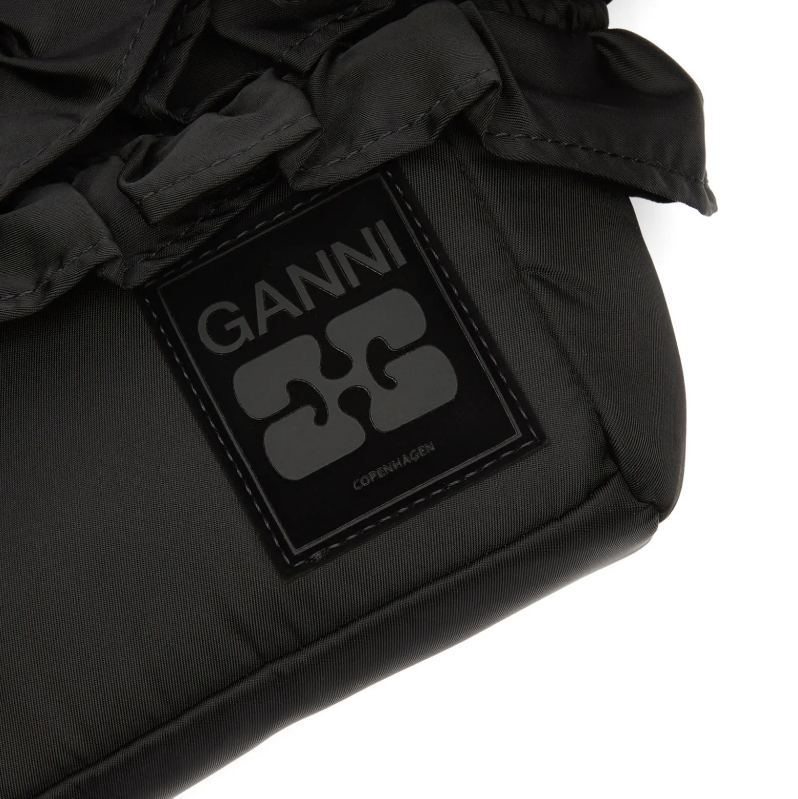 GANNI Mini Shopper Ruffle
