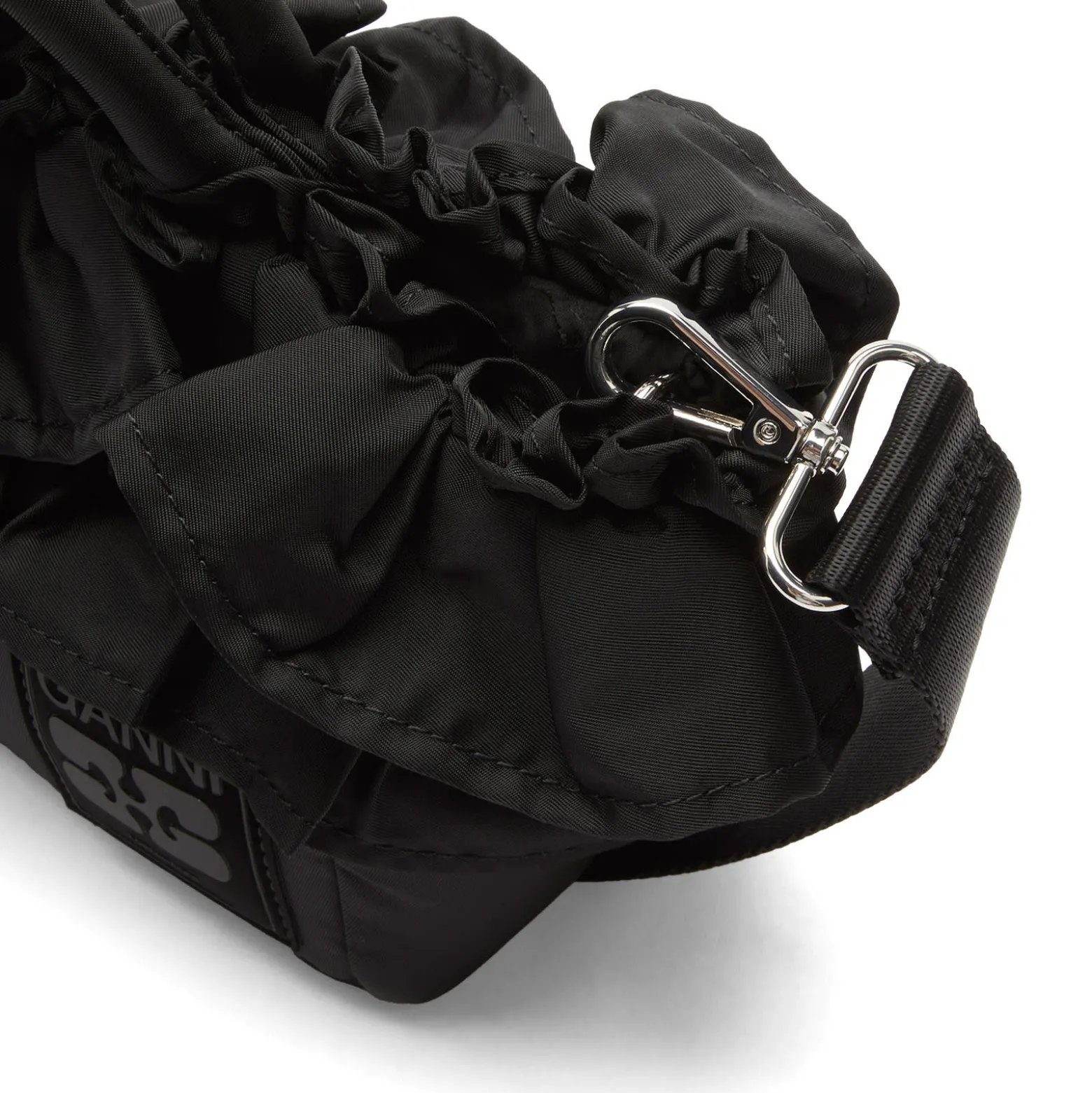 GANNI Mini Shopper Ruffle