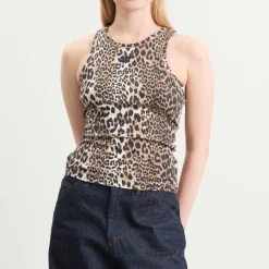GANNI Rib Tank Top