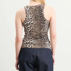 GANNI Rib Tank Top