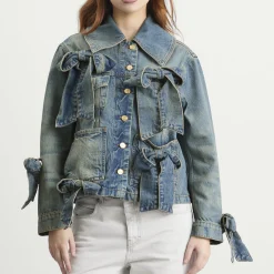 GANNI Tint Rigid Denim Jacket
