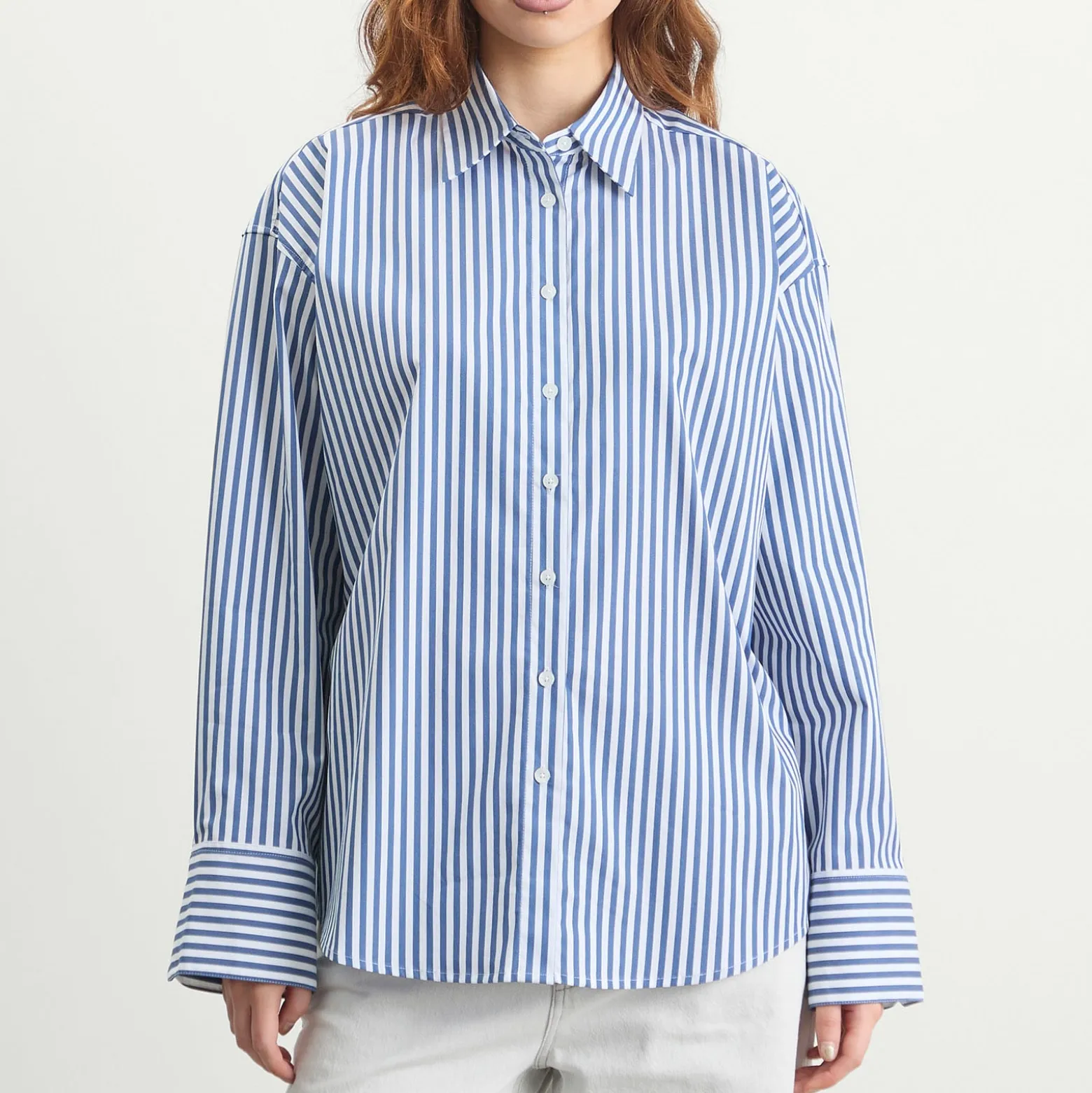Good American Poplin Oversized Shirt