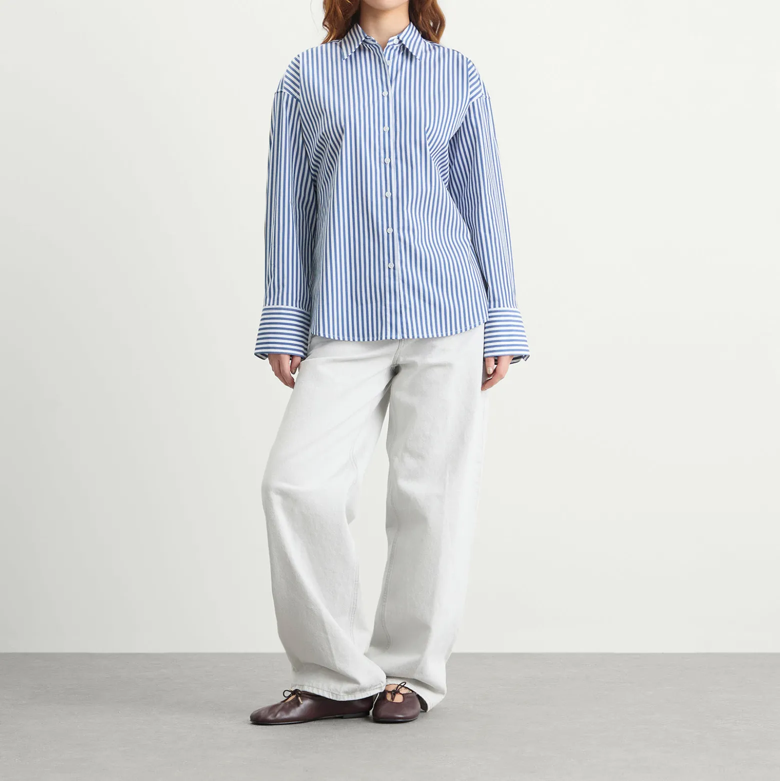 Good American Poplin Oversized Shirt