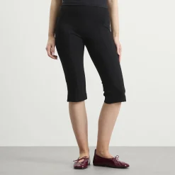 Good American Soft Stretch Ponte Pull On Capris