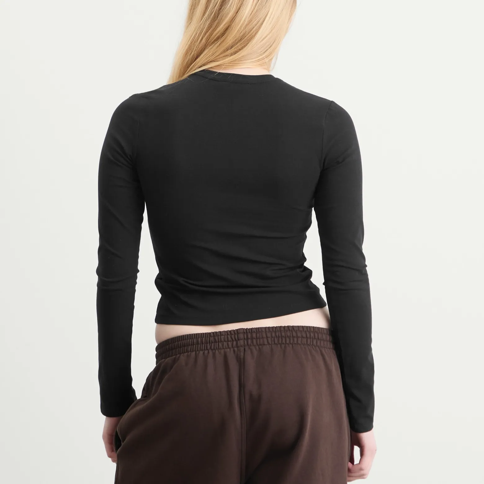 Good American Super Stretch Long Sleeve T-Shirt
