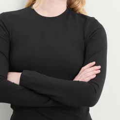 Good American Super Stretch Long Sleeve T-Shirt