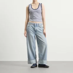 Good American Super Stretch Ringer Tank