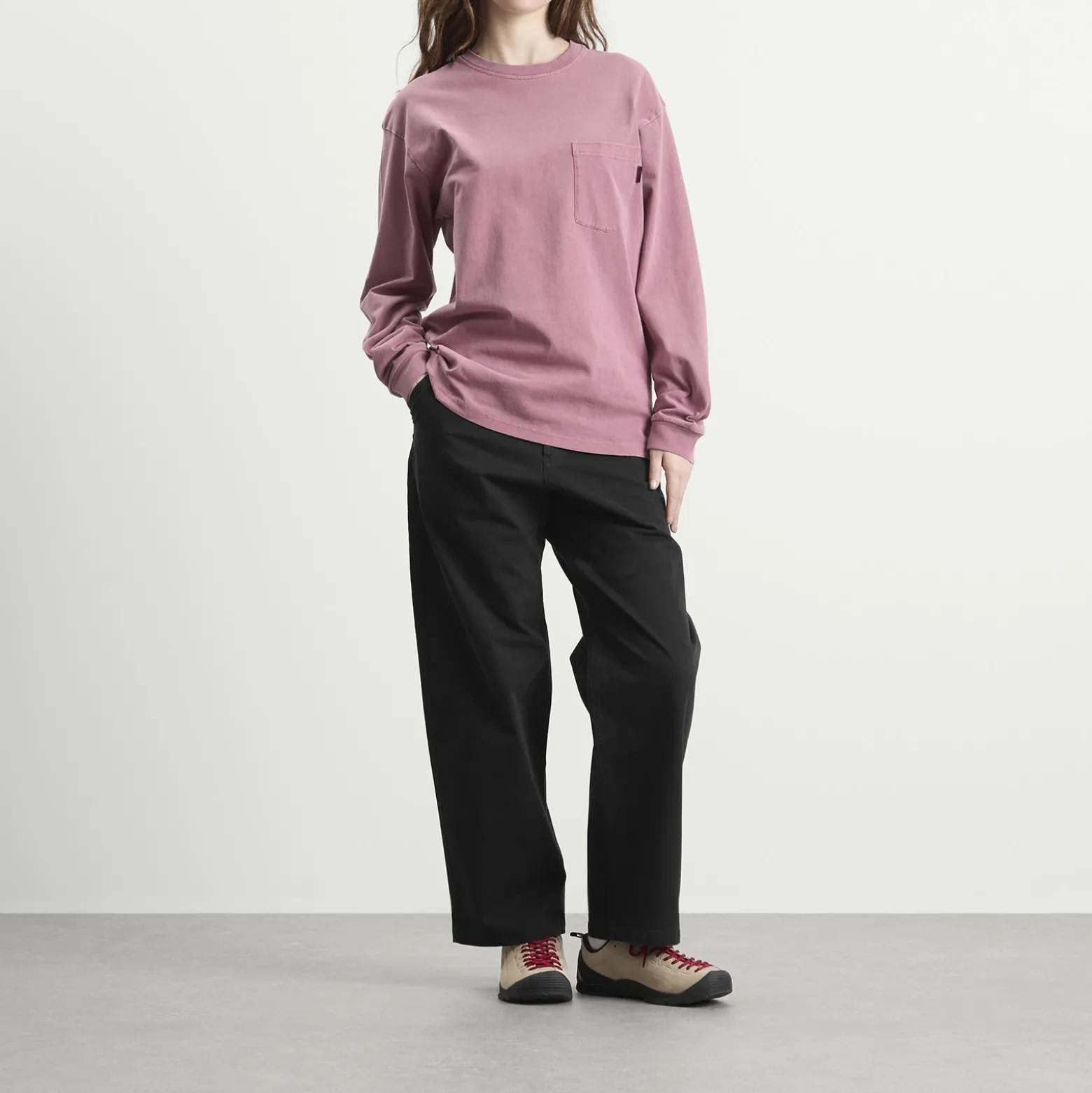 Gramicci Long Sleeve Pigment Dyed T-Shirt