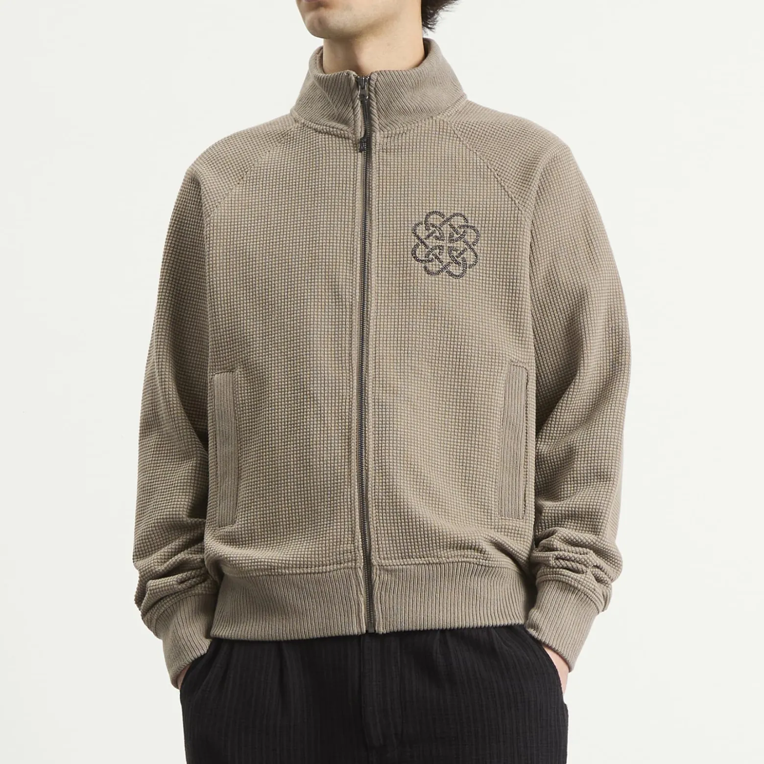 Heresy Knot Zip Knit Cardigan
