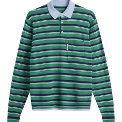 Hommegirls Knit Stripe Polo