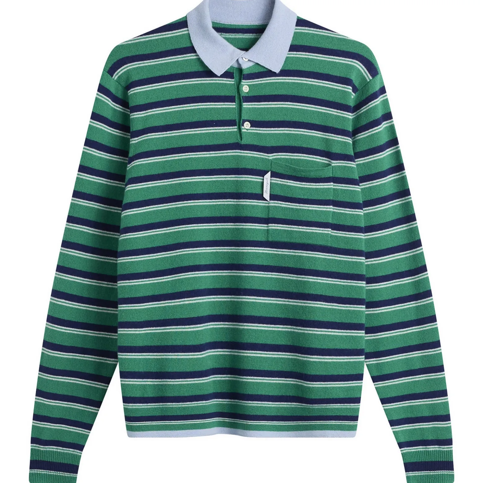Hommegirls Knit Stripe Polo