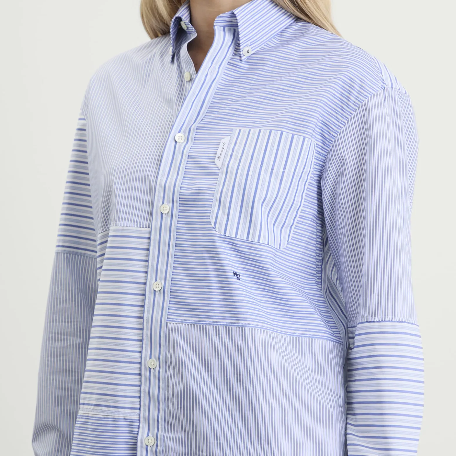 Hommegirls Patchwork Shirt